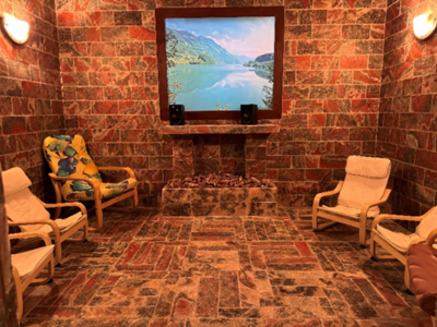 Сальвинитовая спелеоклиматическая камера в здании в микрорайоне 2-63