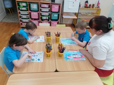 Рисование "Моя ракета"