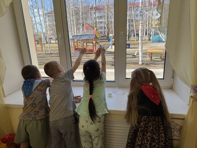 Украшение окна