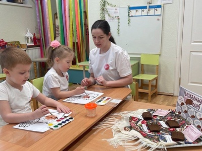 Рисование "Блокадный хлеб"