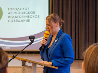 Выступление председателя Совета местного отделения Движения Первых г. Урай