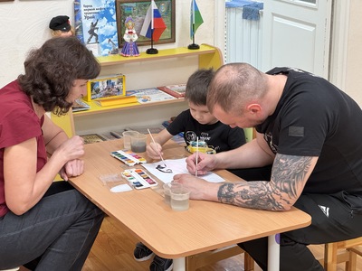 Рисование с папой